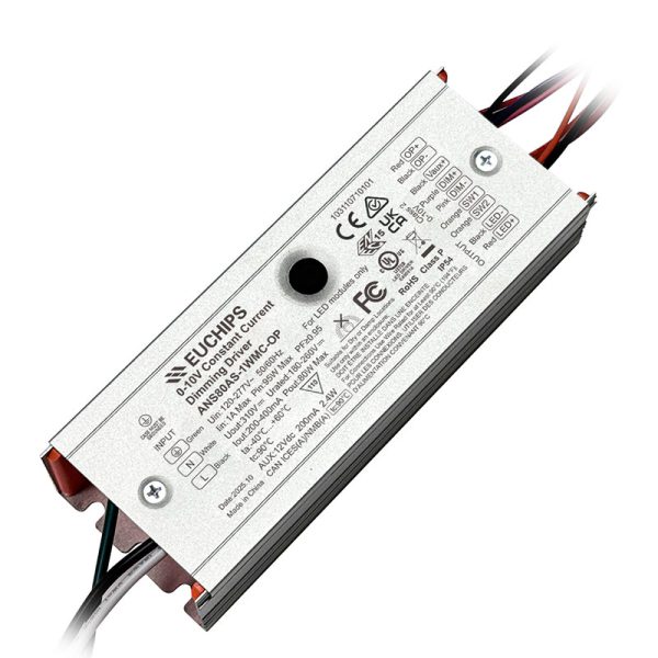 80W 200~400mA*1ch 0/1-10V CC Driver ANS80AS-1WMC-OP