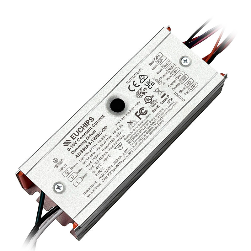 80W 200~400mA*1ch 0/1-10V CC Driver ANS80AS-1WMC-OP