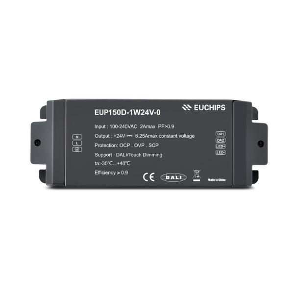 150W 24VDC DALI CV Driver EUP150D-1W24V-0