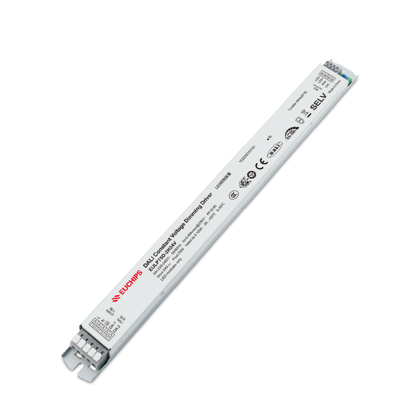 75W 24VDC 2ch DALI CV Drivers EULP75D-2H24V