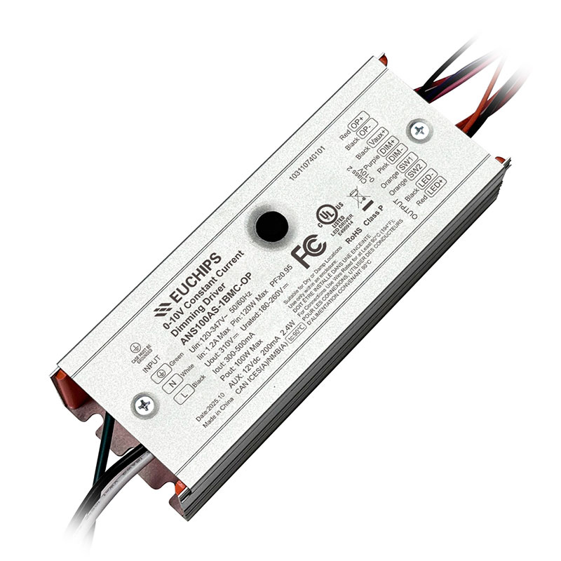 100W 300~500mA*1ch 0/1-10V CC Driver ANS100AS-1BMC-OP