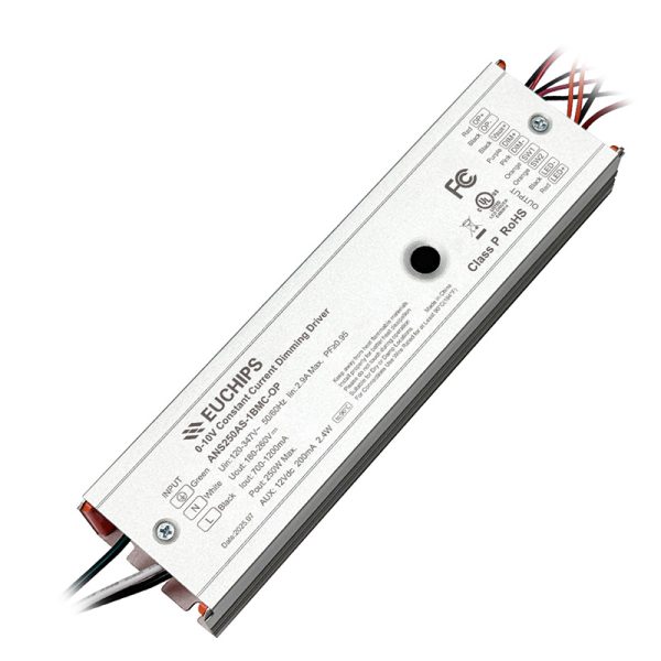250W 700~1200mA*1ch 0/1-10V CC Driver ANS250AS-1BMC-OP