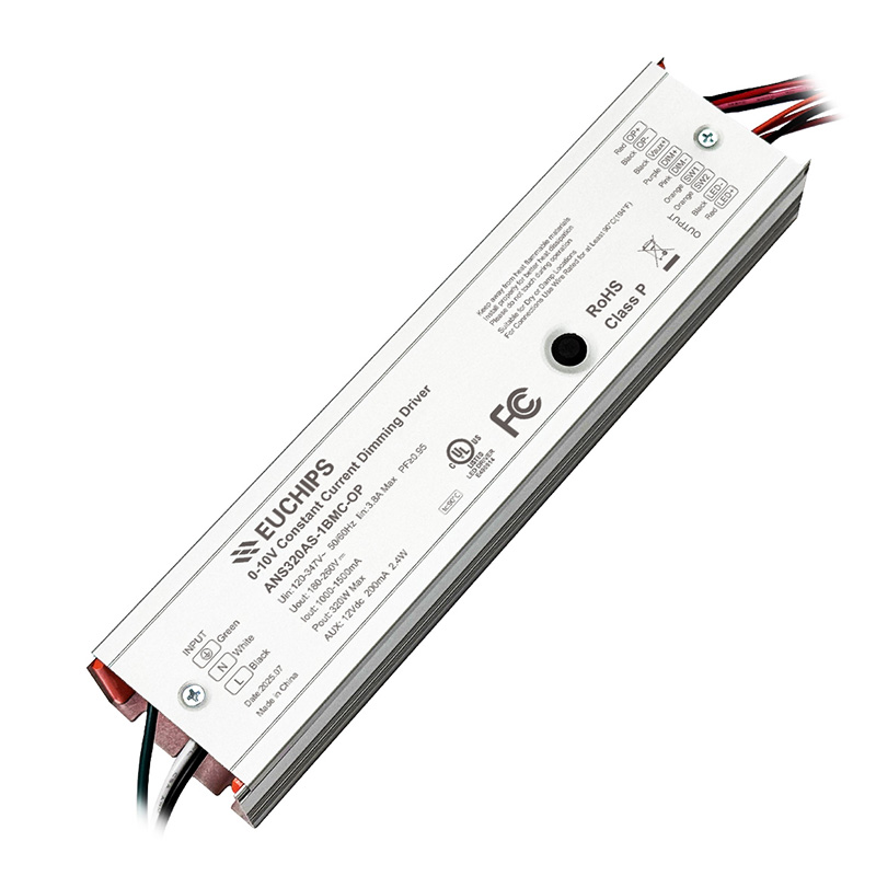320W 1000~1500mA*1ch 0/1-10V CC Driver ANS320AS-1BMC-OP