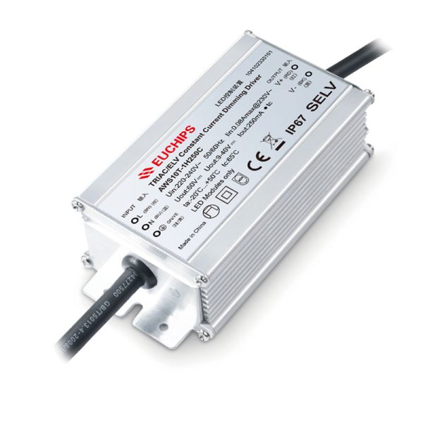10W 250mA*1ch Phase-cut Waterproof CC Driver AWS10T-1H250C