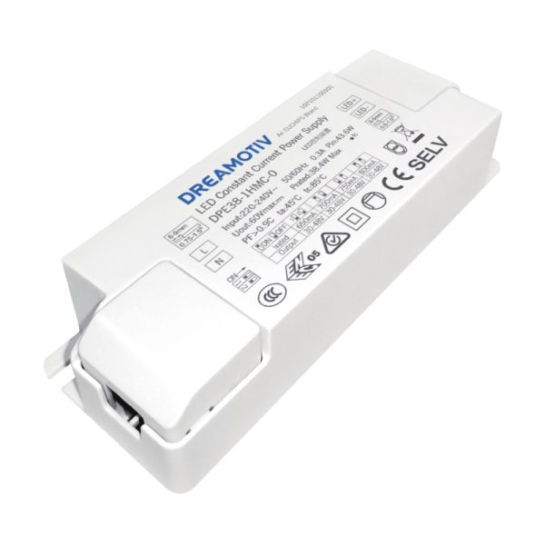 38W 650/700/750/800mA Non-dimmable CC Driver DPE38-1HMC-0