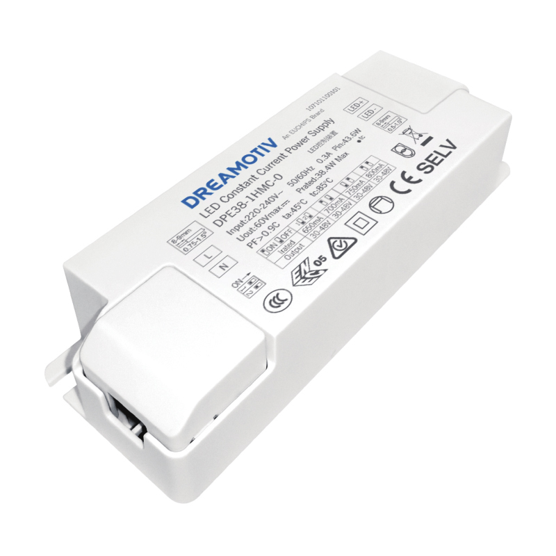 38W 650/700/750/800mA Non-dimmable CC Driver DPE38-1HMC-0