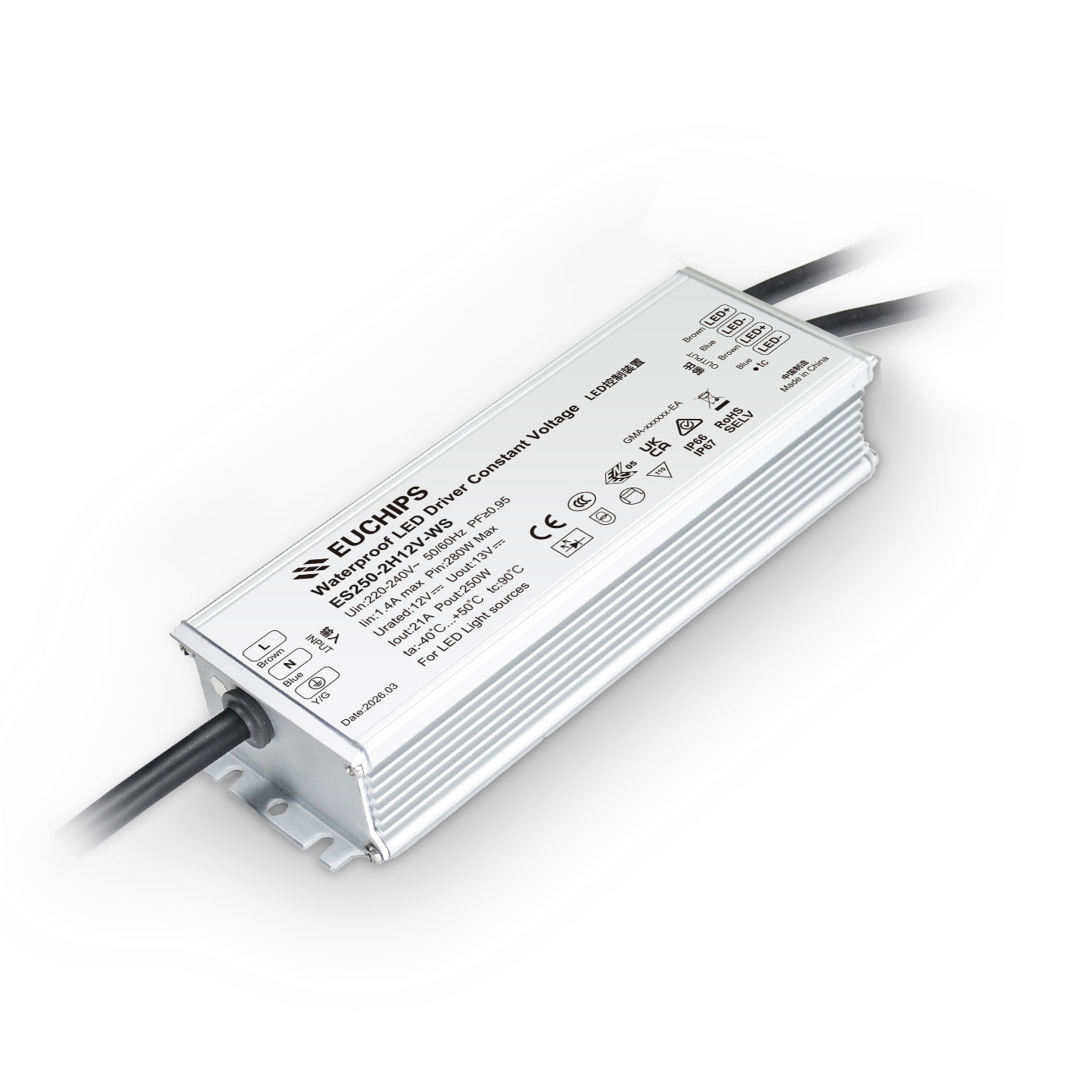 ES250-2H12V-WS