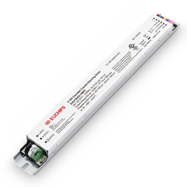 30W 100~1050mA*1ch 0/1-10V CC Driver EULP30AS-1WPC