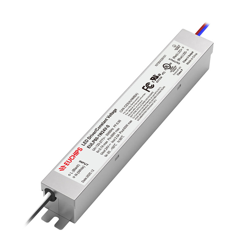 60W 24VDC Non-dimmable CV Driver EULP60-1W24V-S
