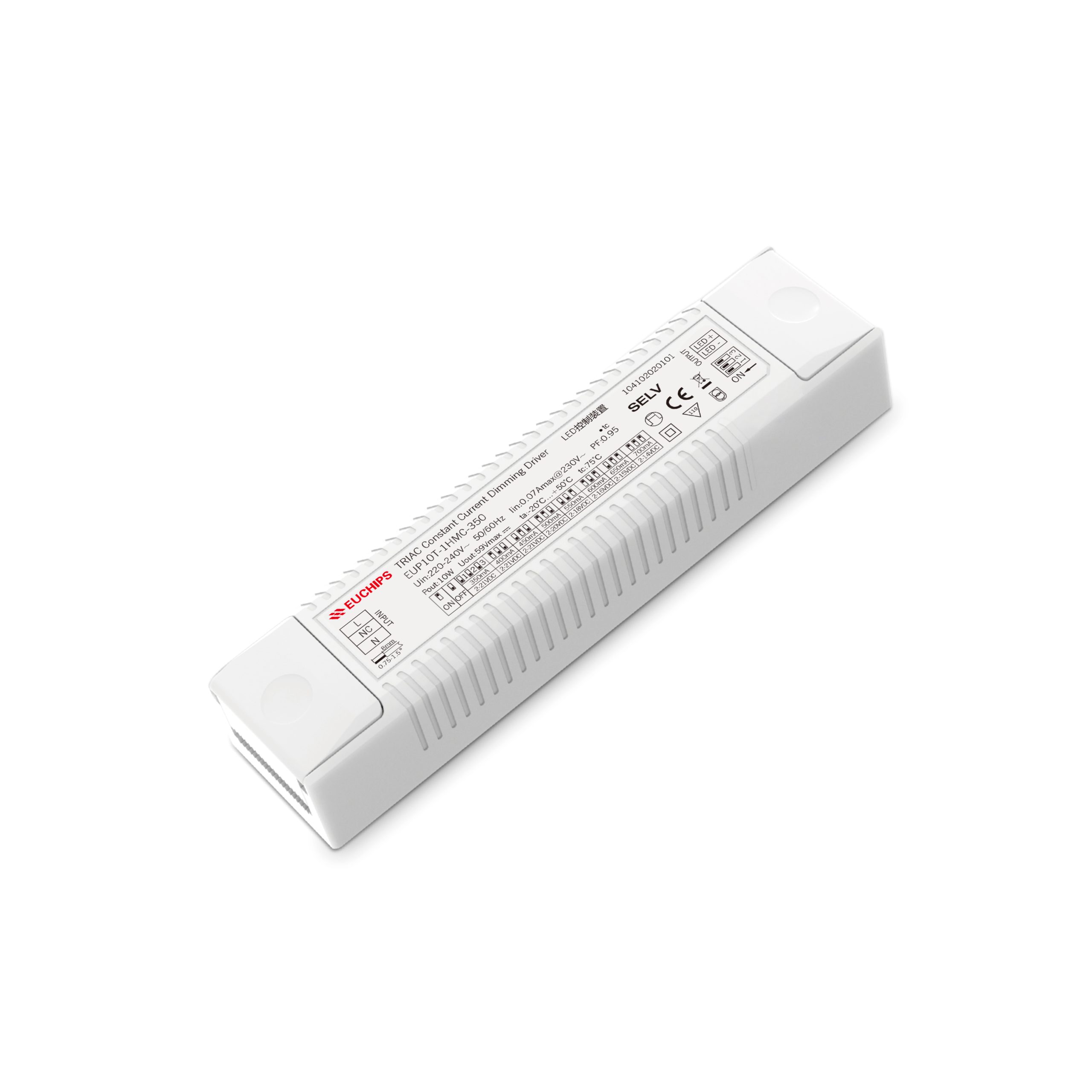 10W 350~700mA*1ch Phase-cut CC Driver EUP10T-1HMC-350
