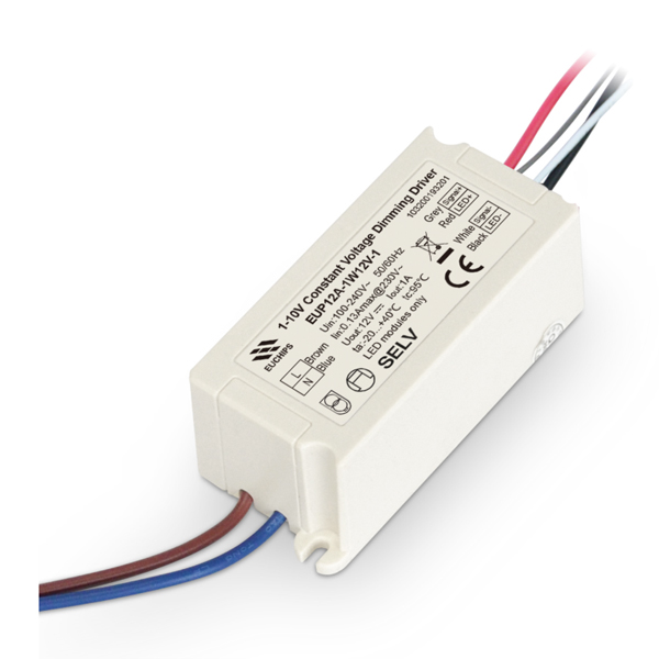 12W 12VDC 0/1-10V CV Driver EUP12A-1W12V-1