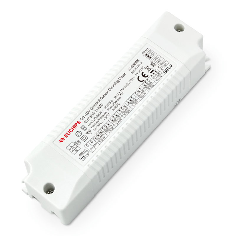 30W 550~900mA*1ch 0/1-10V CC Driver EUP30A-1HMC