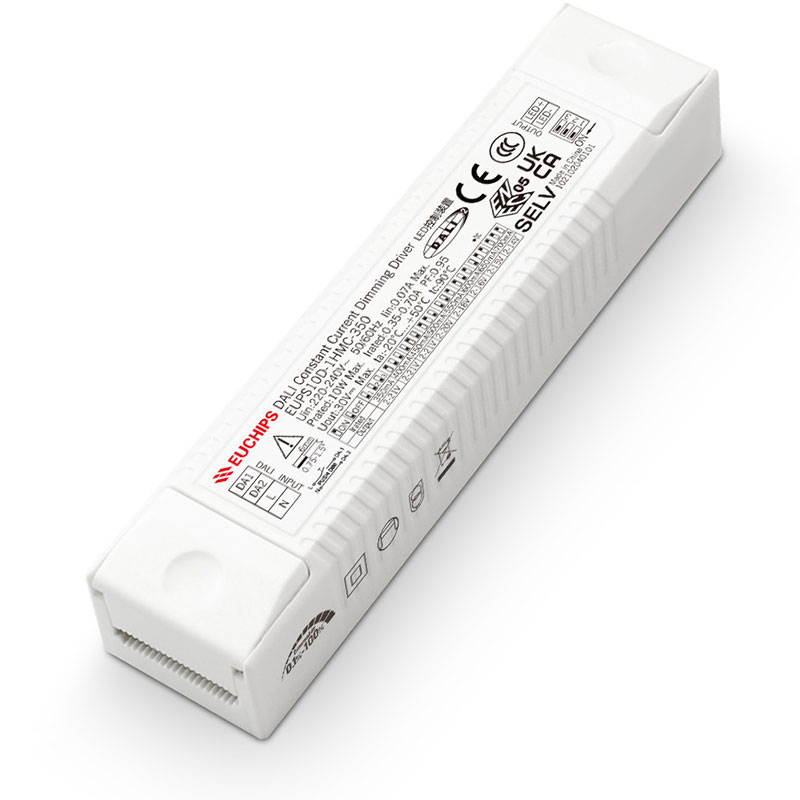10W 350~700mA*1ch DALI CC Driver EUPS10D-1HMC-350