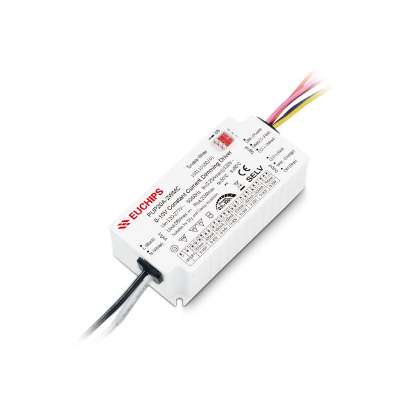 20W 350~700mA*2ch 0/1-10V CC Driver PUP20A-2WMC