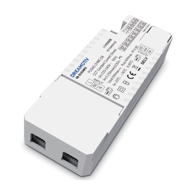 40W 750/800/850/900mA*2ch Non-dimmable CC Driver PUS40-2HMC-S8
