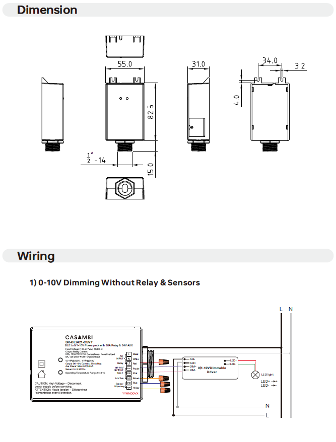 Product Dimension