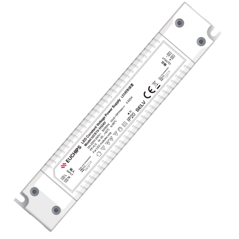 15W 24VDC Non-dimmable CV LED Driver UCS15-1H24V