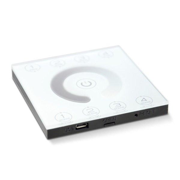 Brightness Adjust 4ch 3 Areas 4 Scenes DMX Touch Panel Controller DMX-E01