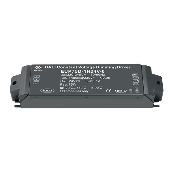 75W 24VDC DALI CV Driver EUP75D-1H24V-0