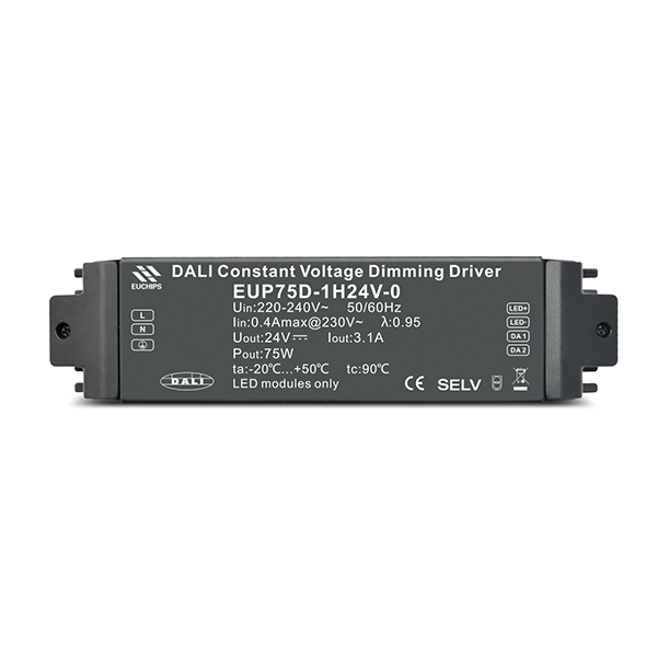 75W 24VDC DALI CV Driver EUP75D-1H24V-0