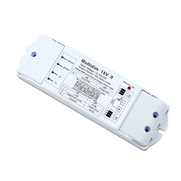 12-24DC 15A*1ch CV 0-10V Dimmer Multidim-15V-0