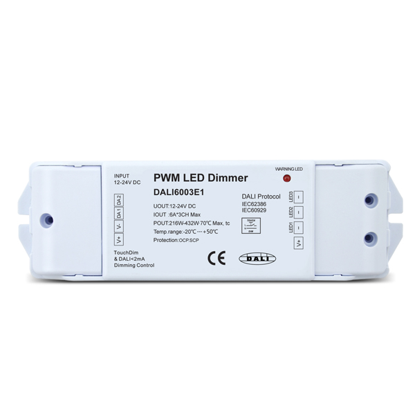 12-24VDC 6A*3ch TouchDIM CV DALI Decoder DALI6003E1