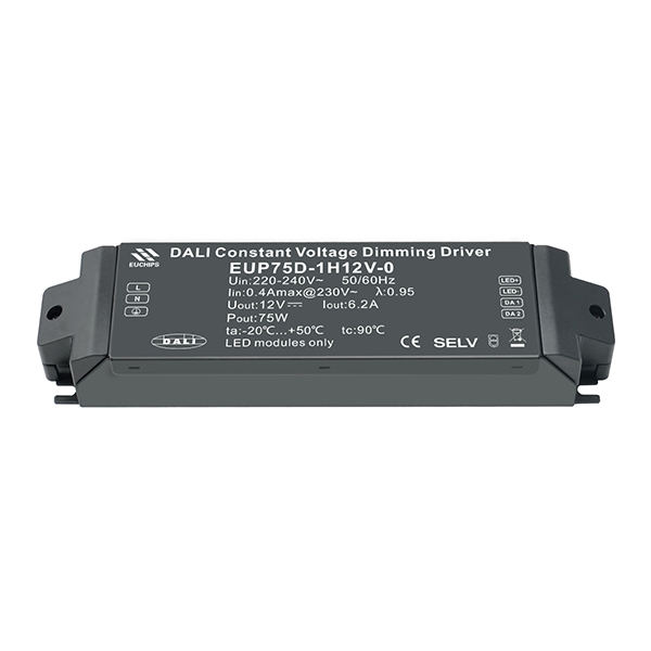 75W 12VDC DALI CV Driver EUP75D-1H12V-0