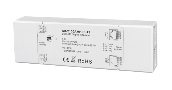 DMX512 Signal Amplifier SR-2100AMP-RJ45
