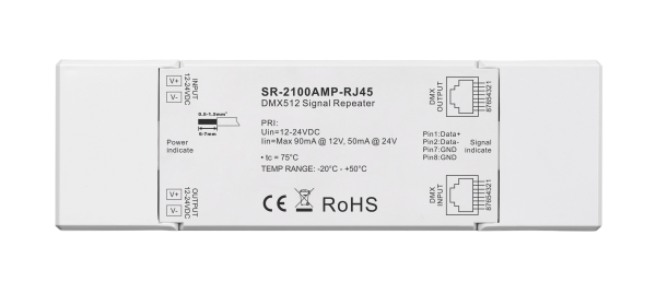 DMX512 Signal Amplifier SR-2100AMP-RJ45