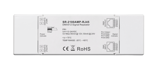 DMX512 Signal Amplifier SR-2100AMP-RJ45