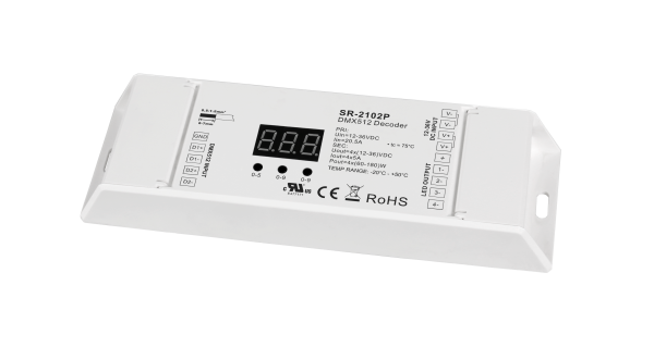 Easy Connection Constant Voltage DMX512 Decoder SR-2102P