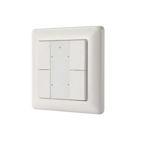 Multi-functional 4-Key Push Button DALI Wall Switch SR-2422K4-PRO