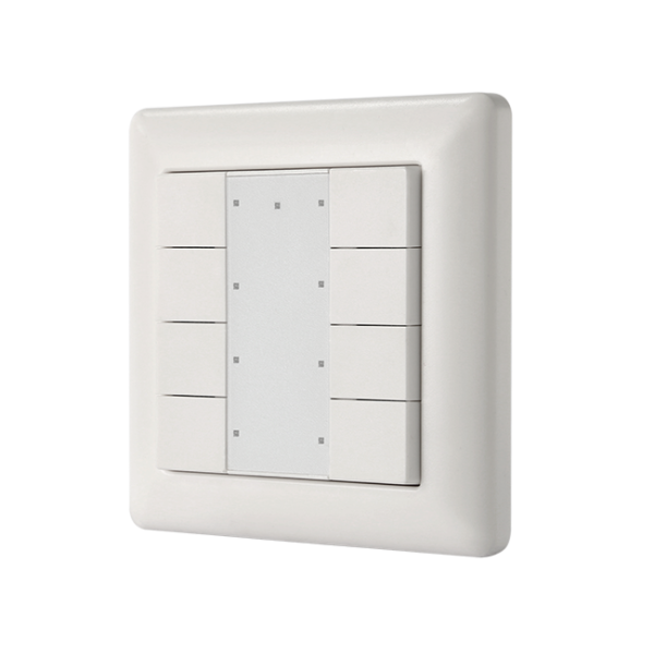 Multi-functional 8-Key Push Button DALI Wall Switch SR-2422K8-PRO