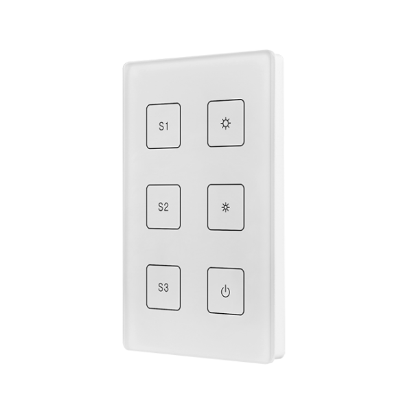 Group & Scene Control Single Color DALI Touch Panel SR-2422T6-DIM-G1-S3(US)