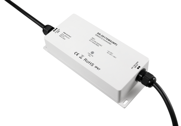 Waterproof  RF/WiFi to DMX512 Converter SR-2817DMX（WP)