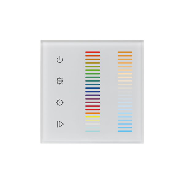 RF Full Touch RGB+CCT Wall Panel SR-2834-5C-DMX+RF, SR-2834-5C-DMX+RF(US)