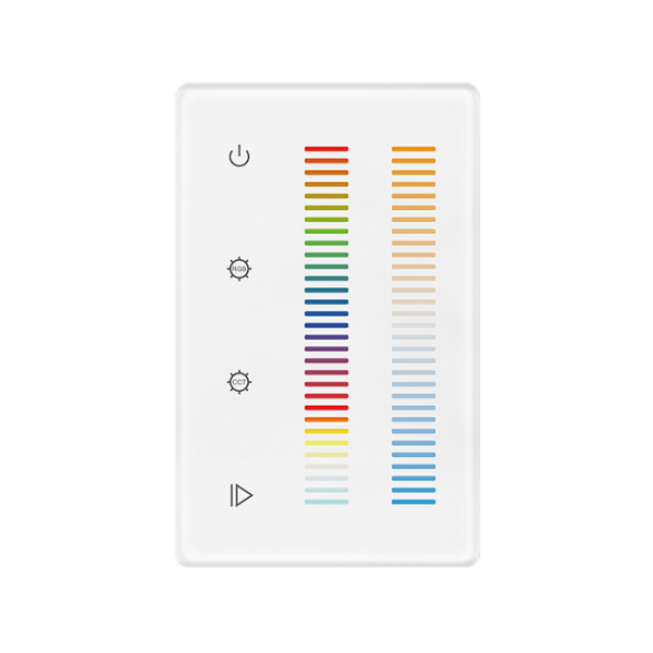 RF Full Touch RGB+CCT Wall Panel SR-2834-5C-DMX+RF, SR-2834-5C-DMX+RF(US)