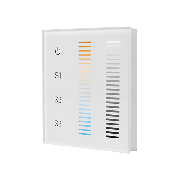 RF Full Touch CCT Wall Panel SR-2834BDMX+RF, SR-2834BDMX+RF(US)