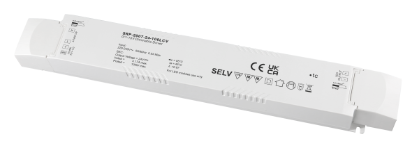100W 24V Constant Voltage 0/1-10V LED Driver SRP-2007-24-100LCV