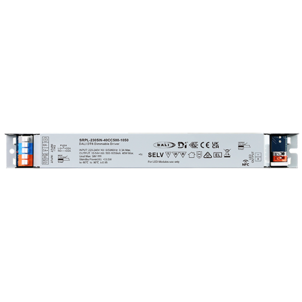 40W DALI D4i DT6 NFC LED Driver (Constant Current) SRPL-2305iN-40CC500-1050