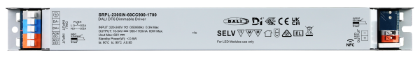 60W DALI D4i DT6 NFC LED Driver (Constant Current) SRPL-2305iN-60CC900-1700