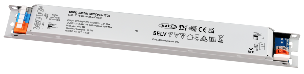 60W DALI D4i DT6 NFC LED Driver (Constant Current) SRPL-2305iN-60CC900-1700