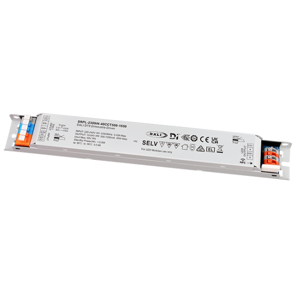 40W DALI D4i DT8 NFC LED Driver (Constant Current) SRPL-2309iN-40CCT500-1050
