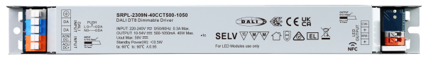 40W DALI DT8 NFC LED Driver (Constant Current) SRPL-2309N-40CCT500-1050